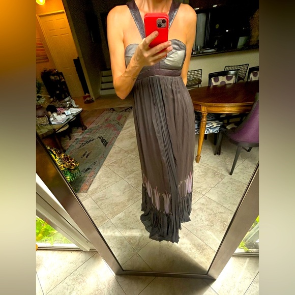 Erica Davies silk dress size 2 - Picture 2 of 9